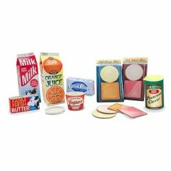 Let's Play House! Fridge Groceries Play Set By Melissa & Doug