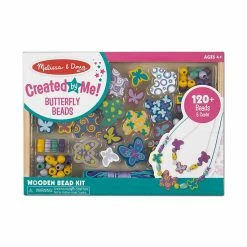 Melissa & Doug Butterfly Friends Wooden Bead Set