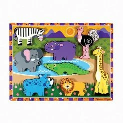 Melissa & Doug Safari Chunky Puzzle