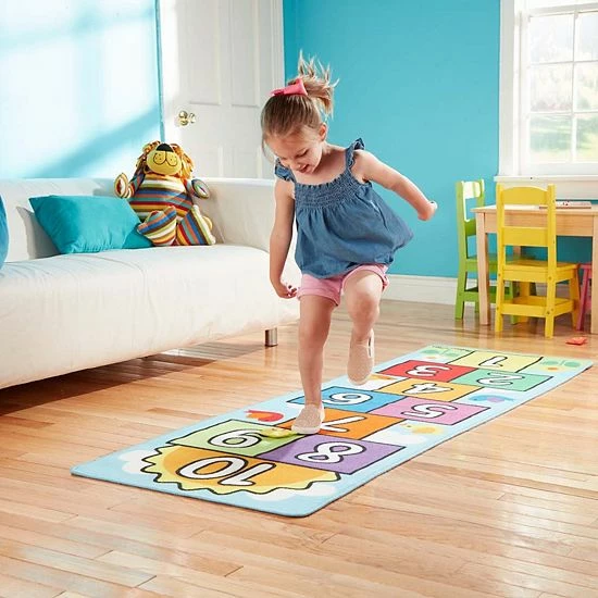 Melissa & Doug Hop & Count Hopscotch Rug - Image 2