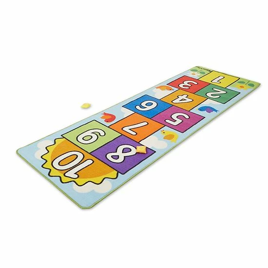 Melissa & Doug Hop & Count Hopscotch Rug - Image 5