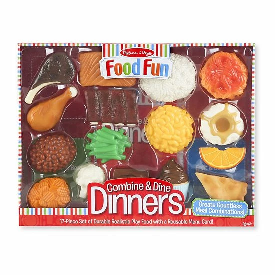 Food Fun Combine & Dine Dinners I By Melissa & Doug