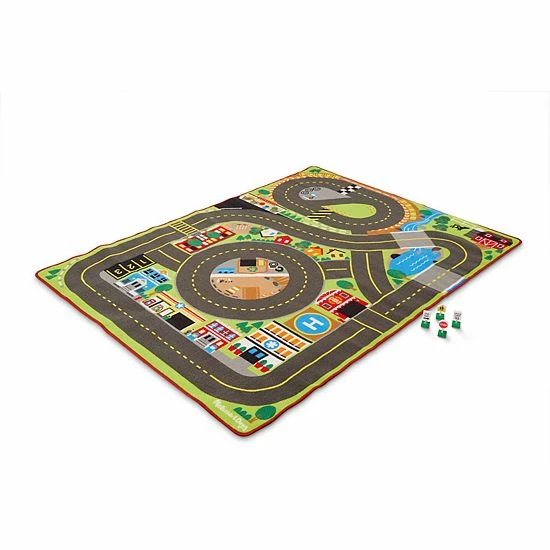 Melissa & Doug Jumbo Roadway Activity Rug - Image 3