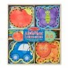 Melissa & Doug Wooden Alphabet Lacing Cards